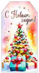 НГ Бирка С Новым годом! (20шт)