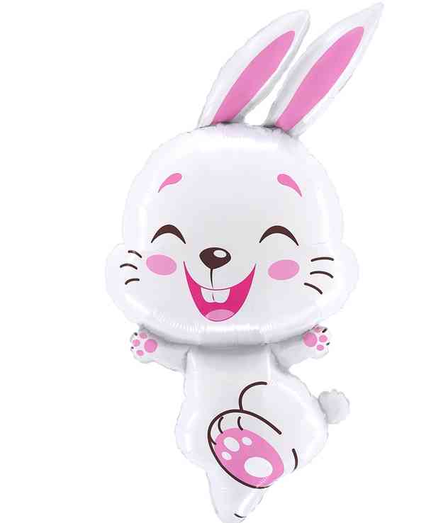 Шар фольга фигура Милый зайка 36" 91смGR (упак)