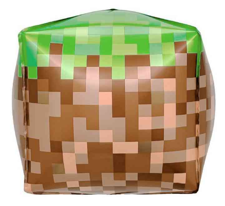 Шар фольга с рисунком 22"FL куб Пиксели Герои