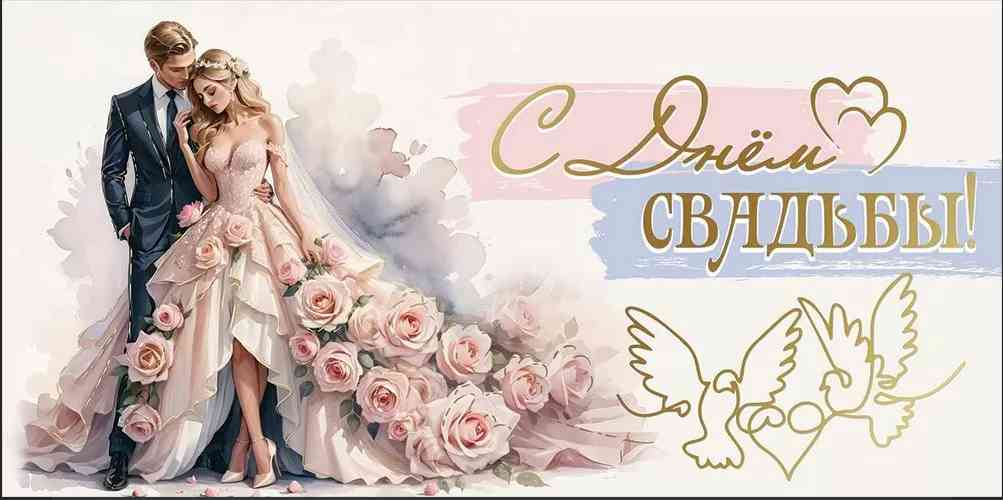 Конверт для денег С Днём Свадьбы!