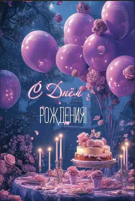 Открытка С Днем рождения!