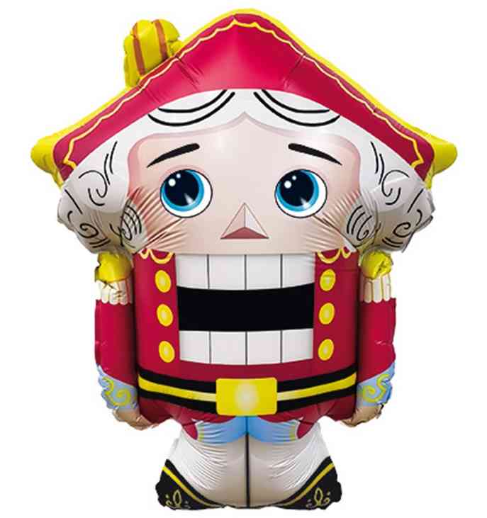 НГ Шар фольга фигура Щелкунчик 26" 67смAG (упак)