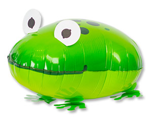 Шар фольга фигура AIR Лягушка зеленая 21" 54см ВЗ