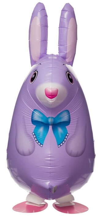 Шар фольга фигура AIR Кролик Фиолетовый 25" 64см FL