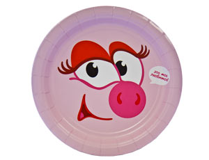 Тарелки бумажные 170 мм, 8 шт. Смешарики. Нюша