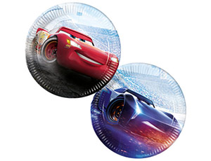 Тарелки бумажные 230мм Тачки Легенда (уп8) Греция ВесЗатея