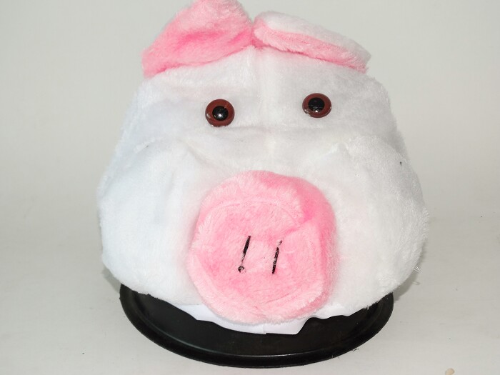 Шапка детская мех Свинка