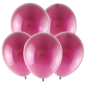 Шар латекс без рисунка 12" ВС кристалл Бордовый Burgundy (100шт)