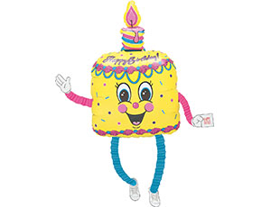 Шар фольга фигура AIR Торт 38" 97см An