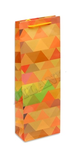 Пакет под бутылку Оранжевое лето