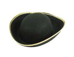 Шляпа фетр треуголка Пират в ассортименте