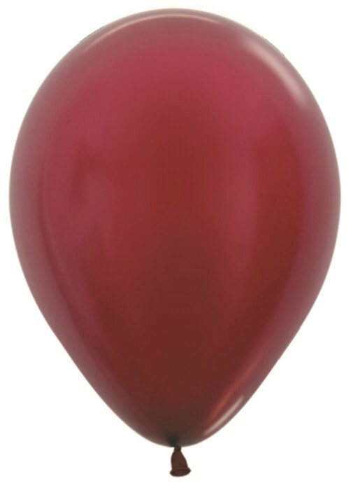Шар латекс 5''/Sp металлик 518 Бордовый Burgundy 100шт