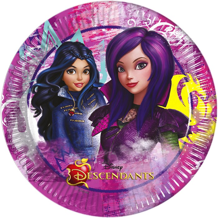 Тарелки бумажные 230мм Наследники (уп8) PR