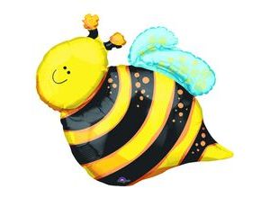 Шар фольга фигура Пчелка 61х63см 58л 24"х25" An