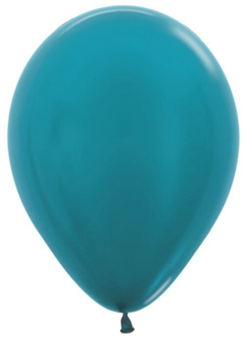 Шар латекс 5''/Sp металлик 538 Карибский синий Carribbean Blue 100шт