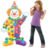 Шар фольга фигура AIR Клоун 44" 111см An