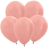 Шар латекс без рисунка 12" Sp металлик 568 Розовое золото Rose Gold (100шт) 212568 124391