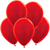 Шар латекс без рисунка 12" Sp металлик 515 Красный Red (100шт) 212515