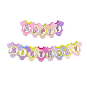 Гирлянда вымпел 300см С Днем Рождения Малышка