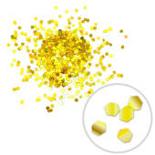 Глиттер 100г Блестки лазерный золотой 2,5мм