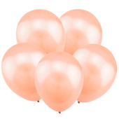Шар латекс без рисунка 12" ВС металик Розовое золото Rose Gold (100шт)