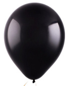 Шар латекс 5''/ВС пастель Черный Black 100шт