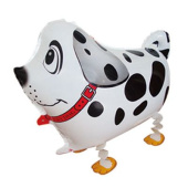 Шар фольга фигура AIR Собака Далматинец Белый 24" ВП 78 W QX BR