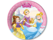 Тарелки бумажные 20 см, 8 шт. Принцессы