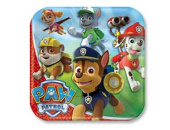 Тарелки бумажные 230мм квадрат Щенячий Патруль (уп8) США Am