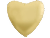 Шар фольга без рисунка 18'' сердце Золото голубое Light Gold пастель AG Шар фольга без рисунка 18'' сердце Золото голубое Light Gold пастель AG