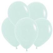 Шар латекс 5''/Sp пастель 630 макарунс Зеленый мятный Mint Green 100шт Шар латекс 5''/Sp пастель 630 макарунс Зеленый мятный Mint Green 100шт