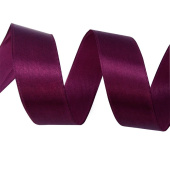 Лента атлас 12ммх22,85м Бордовая