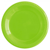 Тарелки пластик 150мм Делюкс лайм уп10