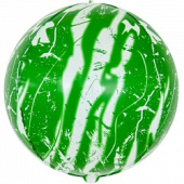 Шар фольга Сфера 3D Deco Bubble 22" Мрамор Зеленый 56см