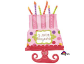 Шар фольга фигура С Днем Рождения Сладкий Праздник An