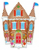 Шар фольга фигура Пряничный домик 102л 34" Fm