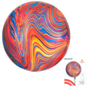 Шар фольга Сфера 3D Deco Bubble 16" Мрамор Разноцветный упак An