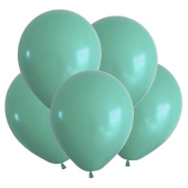 Шар латекс без рисунка 12" ВП пастель Мятный Tiffany (100шт)