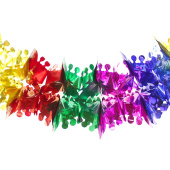 Гирлянда фольга Листья 20 звеньев