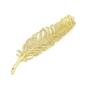 Декор Перо Золото (уп2)