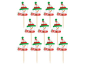 Пика для канапе Снеговик дерев 6,3см (уп36) 