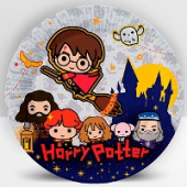 Тарелки бумажные 180мм Гарри Поттер Чиби Harry Potter Chibi (уп6) Россия 1502-5429