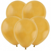 Шар латекс без рисунка 12" ВС пастель Горчица Mustard (100шт)