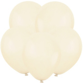 Шар латекс без рисунка 12" ВС пастель Белый песок (100шт)