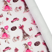 Бумага лист 60х89см Париж (уп10) Россия