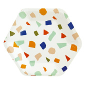 Тарелки бумажные 180мм Яркая Мозаика набор (уп6) ВесПраздник