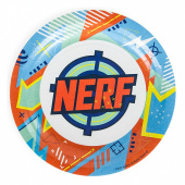 Тарелки бумажные 180мм Нерф NERF (уп6) Россия ND PLAY