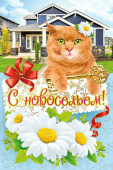открытка С Новосельем