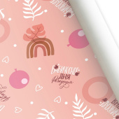 Бумага лист 60х89см Бомбического Дня Рождения лист (уп10)