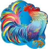 Открытка Петух